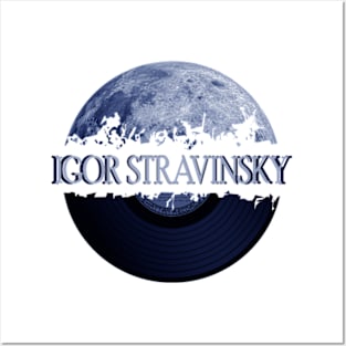 Igor Stravinsky blue moon vinyl Posters and Art